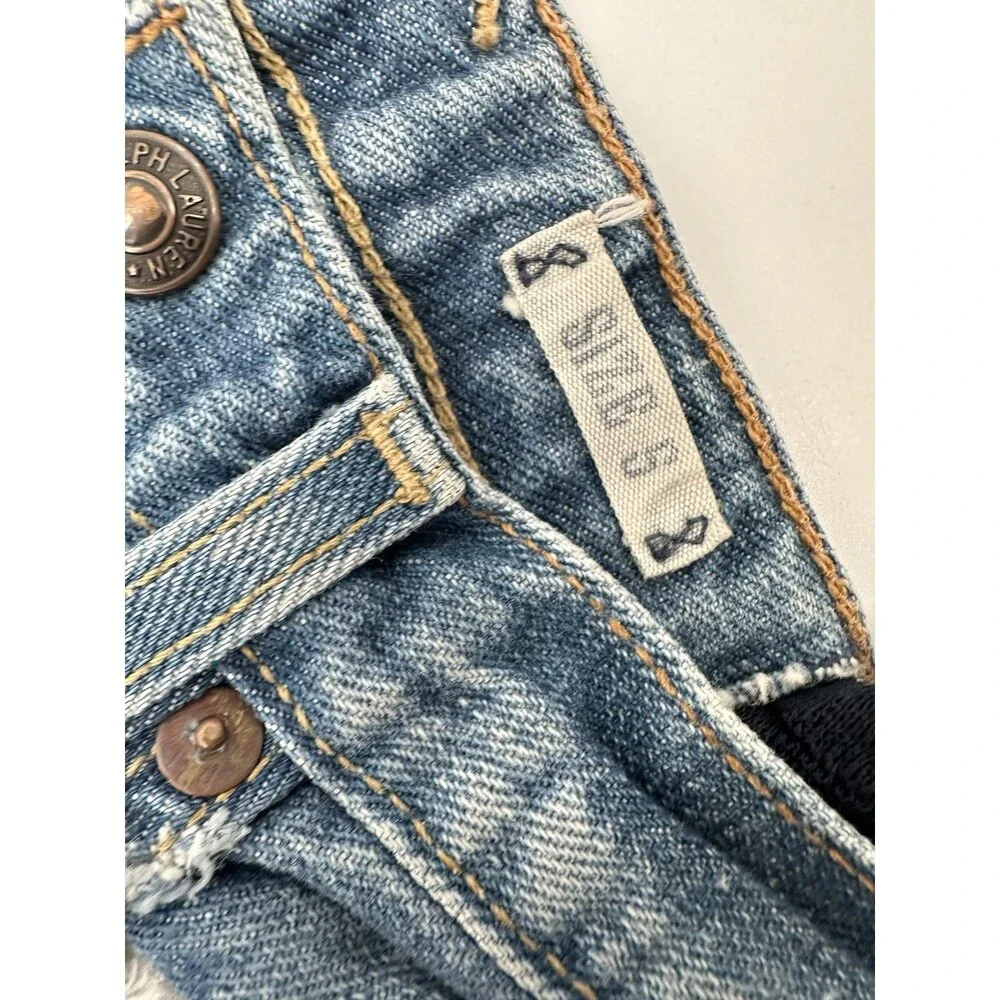 Polo by Ralph Lauren Straight Leg Girls Jeans 5 Vintage Y2K vintage light‎ wash